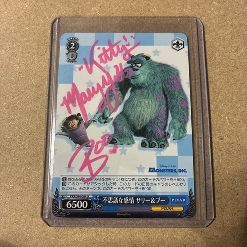 Disney pixar auto signed card - signed,