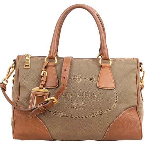 Borsa prada emblema jacquard - borsa,