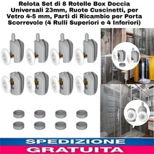 Set di 8 Rotelle Box Doccia