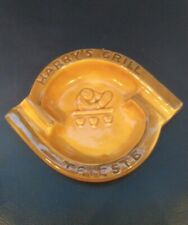 TOSIN CERAMICA '50 HARRY'S BAR TRIESTE Posacenere Arancione VINTAGE ASHTRAY 