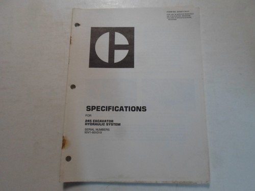 Caterpillar 245 escavatore - caterpillar,