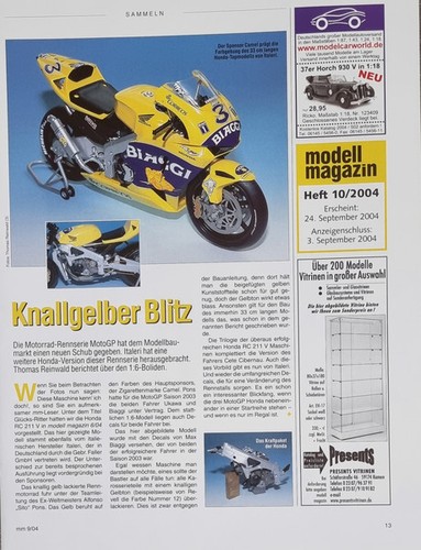 Moto honda 211 biaggi - rc, v