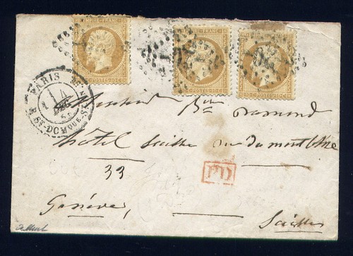 Rare lettre paris pour - lettre, de