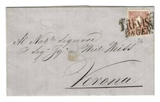 1858 Lombardo Veneto - Lettera
