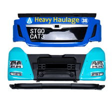 Kit inferiore abitacolo plastica camion RC per 1/14 Tamiya Mann Tgx 56325 56332 56350