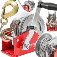 Verricello Montacarichi Traino Con Cavo In Acciaio da 10 Metri  Blocco Sicurezza