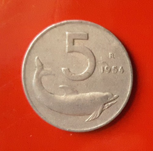 Lire 1954 variante firma - 1954,