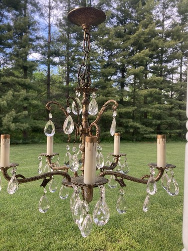 Lampadario vintage bracci - lampadario,