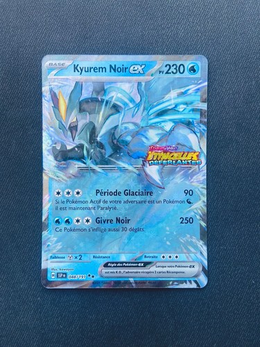 Carte pokemon kyurem noir - pokemon, ex
