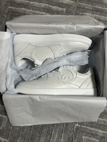 Chanel leather sneakers size - leather,