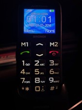 Brondi Amico Sicuro -Telefono Cellulare - Nero (Dual SIM)-PER PEZZI RICAMBIO