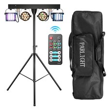 Set luci per feste DJ supporto illuminazione palcoscenico mobile LED effetto luce discoteca + borsa
