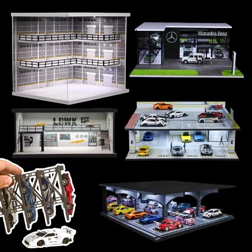 Diorama pressofuso garage - 1/64,