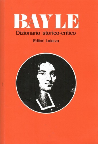 Dizionario storico critico - dizionario, storico-critico