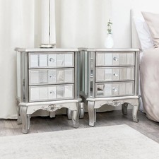 Coppia comodini specchio - coppia,
