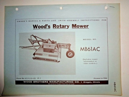 Woods mb61ac tosaerba rotante - tosaerba,