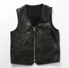 Gilet moto stile vintage uomo
