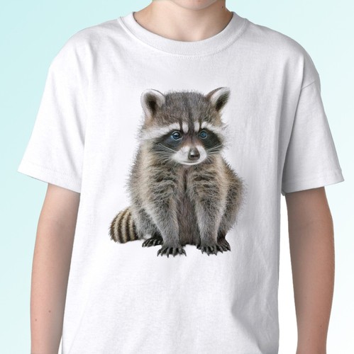 Shirt racoon top animale - racoon,