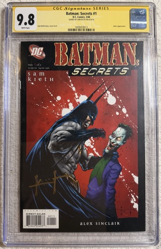 Batman secrets cgc ss 9 - batman:,