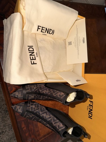 Stivaletti fendi marroni - stivaletti, ff