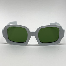 OCCHIALI DA SOLE VINTAGE ORIGINALI ANNI 60-70 NO USATI ITALY SQUARE LENTI VETRO