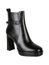 Laura Biagiotti Stivaletti donna con tacco largo e plateau - nero