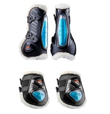 Set stinchiere paratendini paranocche Paratendini eQuick eShock No Kill M neri 