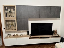 Parete attrezzata soggiorno - parete,