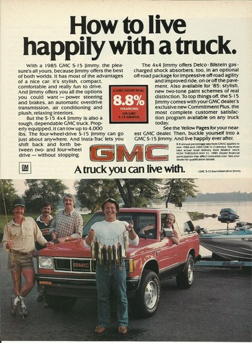 Camion gmc jimmy 4x4 - gmc, 1985