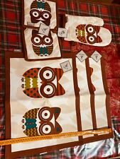 tessile colazione / forno Bialetti Gufi + caffettiera Allegra