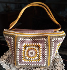 Borsa Donna artigianale Granny uncinetto