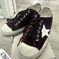 tomaia in velluto golden goose