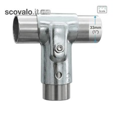Morsetto a T per Serre 33mm 1'