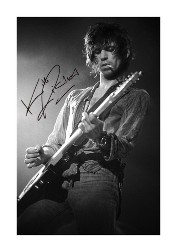 Keith richards printed a4 - richards,