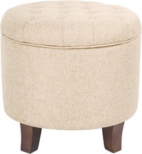 Pouf contenitore rotondo - contenitore,