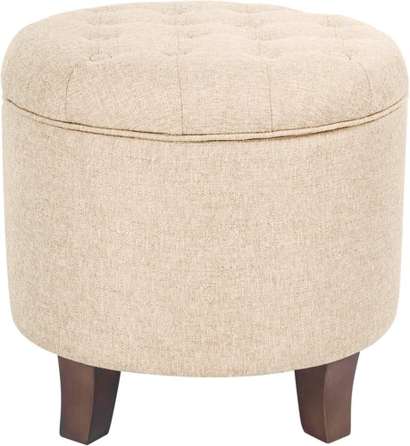 Pouf contenitore rotondo - contenitore,