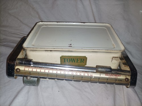 Vintage tower balance scales - vintage,