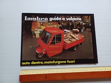 Innocenti Lambro 600 V - 550 V depliant ITALIANO originale