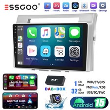 Autoradio DAB+ 1+32G Android 15 Navi WiFi KAM per Toyota Corolla Verso 2003-2009