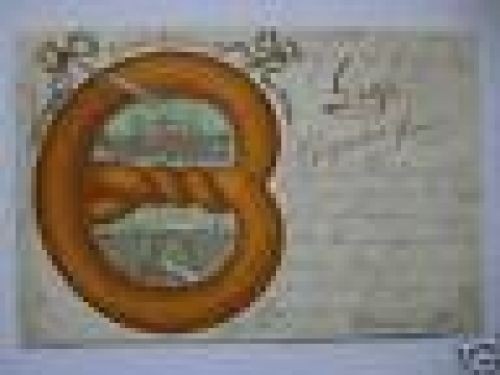 Cartolina burger bretzel - burger,