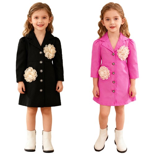 Vestito bavero bambina - vestito,
