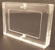 teca 11x8x2,5 cm espositore PLEXIGLASS per lingottino d'oro 80x50x3 mm +supporto
