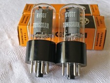 Coppia Selezionata Valvole 6V6 GT  "TUNGSRAM"