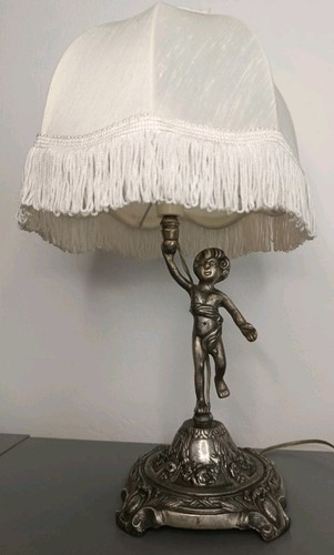 Lampada tavolo vintage con - vintage,
