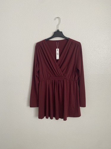 Mini abito bordeaux chic - , nuovo