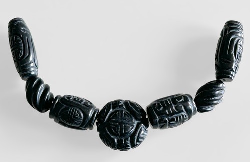 Collana onice naturale - , nero