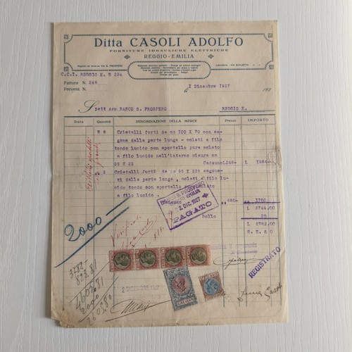 1927 casoli adolfo forniture - 1927,