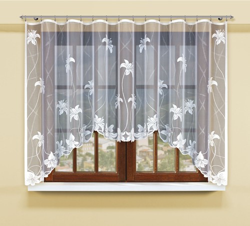 Tenda con nastro increspato