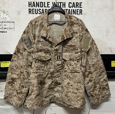 GENUINE US NAVY SEALS AOR1 NWU TYPE II SHIRT BLOUSE PATCHED EX MINT !!!! X-LARGE