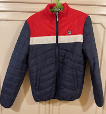 FILA giubbino uomo/ragazzo autunno inverno piumino caldo taglia S 